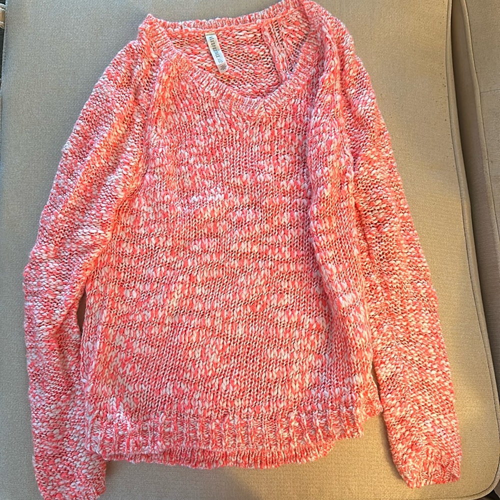 Orange Knit Aeropostale Sweater
